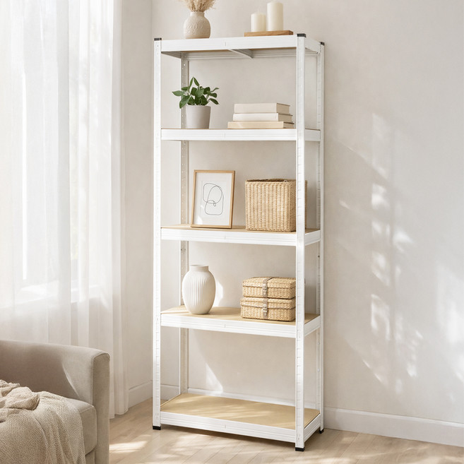 코멧 앵글 선반 5단, 화이트