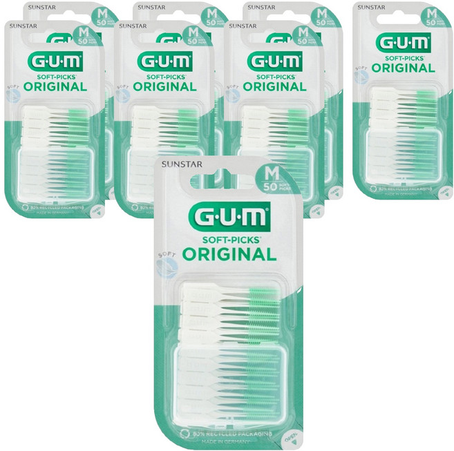 검 소프트픽 오리지날 치간칫솔, 50개입, 8개