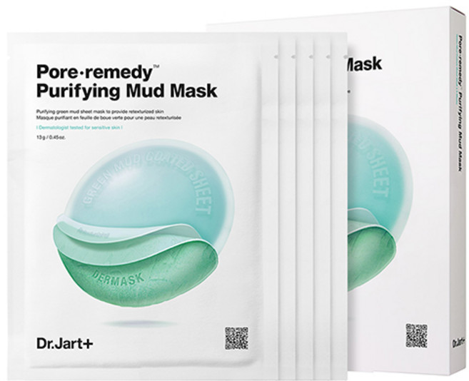 닥터자르트 포어 레미디 퓨리파잉 머드 마스크, 5개입, 1개