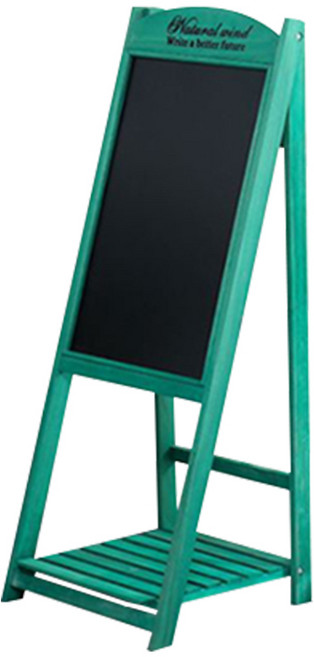 마메 빈티지 입간판 블랙보드, 원목그린