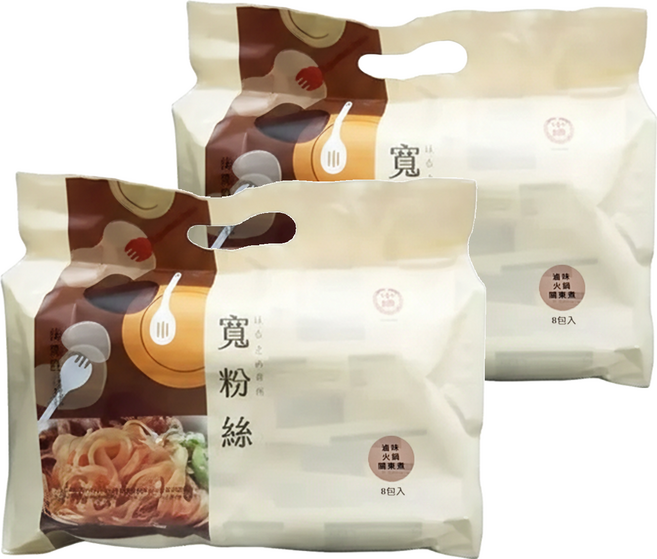 中農粉絲 寬粉絲 快煮包, 280g, 2袋