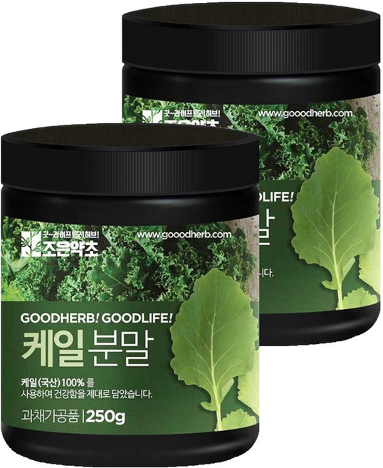 조은약초 케일 분말, 250g, 2개