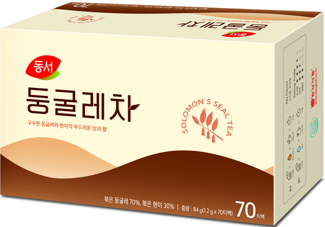 동서 둥굴레차, 1.2g, 70개입, 1개