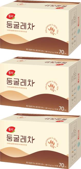 동서 둥굴레차, 1.2g, 70개입, 3개