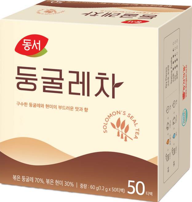 동서 둥굴레차, 1.2g, 50개입, 1개