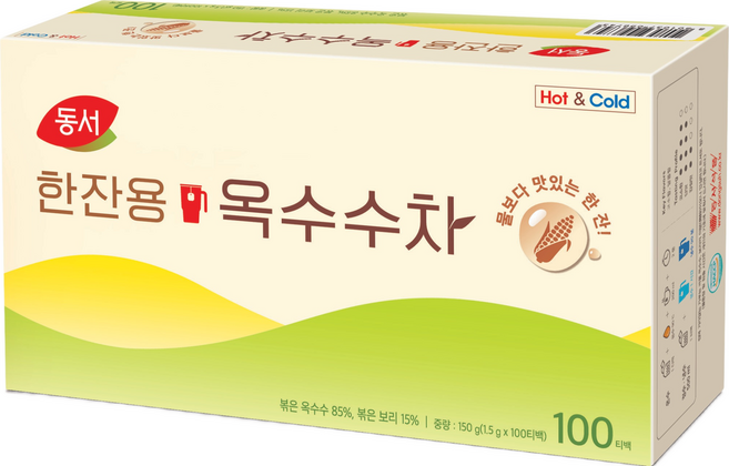 동서 한잔용 옥수수차, 1.5g, 100개입, 1개