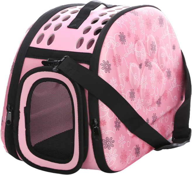 捷華 EVA外出籠 4.5kg以下寵物適用, 粉色, 1個