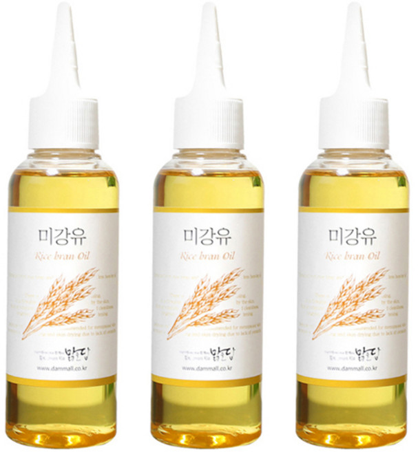 맑을담 미강유 오일, 100ml, 3개