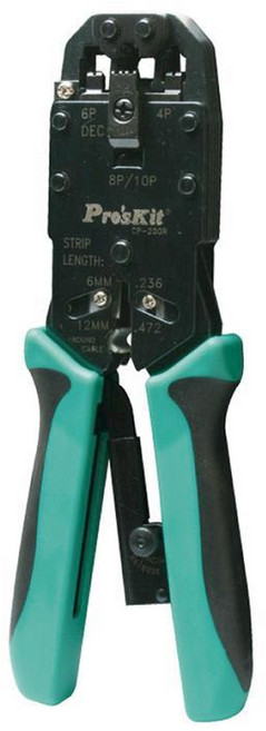 Pro'sKit 寶工 4合1 AMP專業網路棘輪壓接鉗 CP-200R, 1個