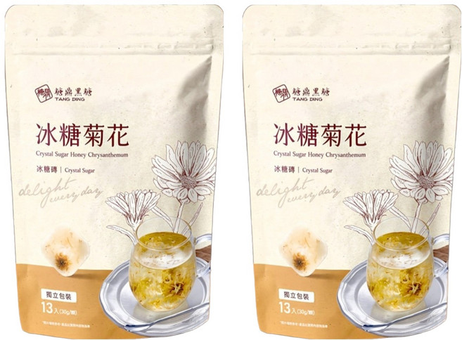 糖鼎 冰糖菊花, 30g, 13顆, 2包