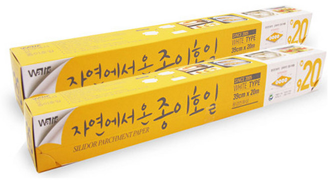 월리스 자연에서 온 종이호일 롤타입, 20m, 1개입, 2개