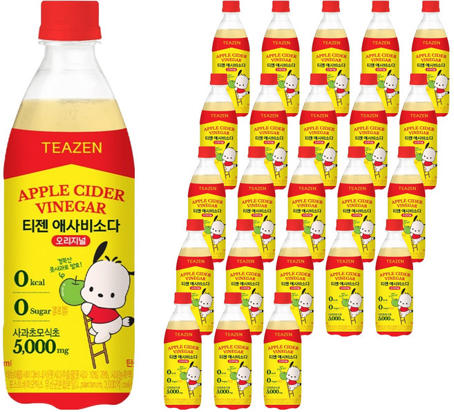 티젠 애사비소다 오리지널, 24개, 500ml