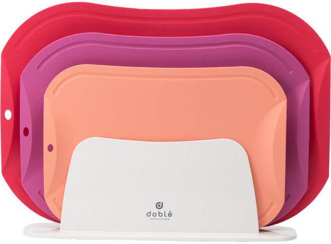 도블레 칼집걱정 하지도마 패키지 레드 세트, 1세트, 살구 소 + 인디핑크 둘 + 핫핑크 대 + 거치대 + 선물박스