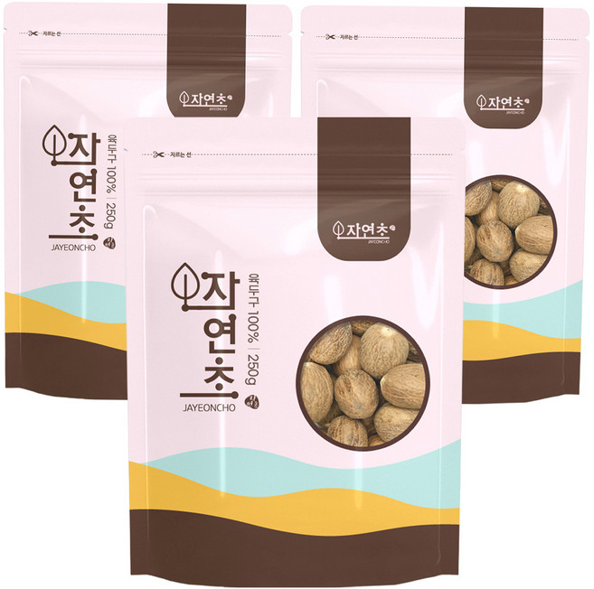 육두구 통 넛맥 너트맥, 3개, 250g
