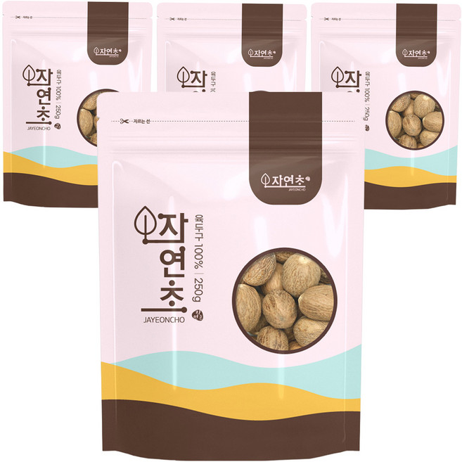 육두구 통 넛맥 너트맥, 4개, 250g