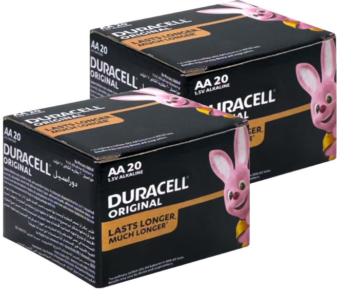 DURACELL 金頂 台灣公司貨 經典鹼性AA電池 3號, 20個裝, 2盒