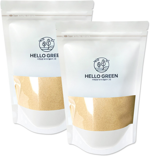 헬로우그린 국내산 산사가루 팩, 300g, 2개