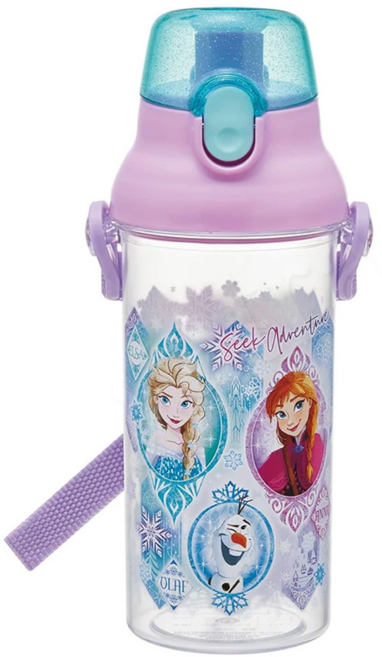 Skater 冰雪奇緣 半透明兒童直飲水壺, 480ml, 1個