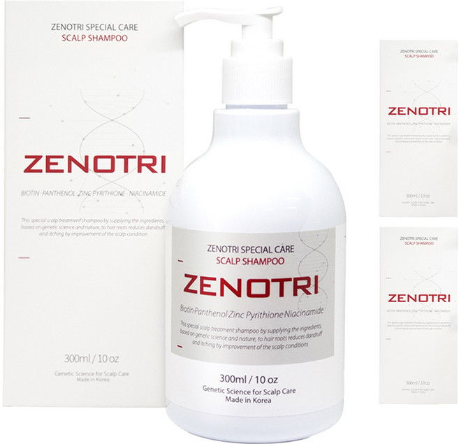 제노트리 두피샴푸, 3개, 300ml