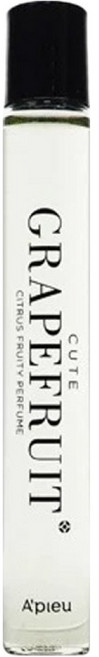 A'pieu 隨身滾珠香水, GRAPEFRUIT 葡萄柚, 9.5ml, 1瓶
