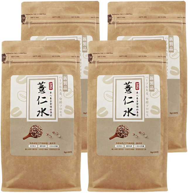 御復珍 薏仁水, 9g, 20包, 4袋