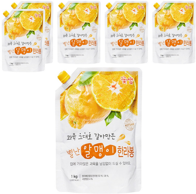 꽃샘 별난 알맹이 한라봉, 6개, 1kg