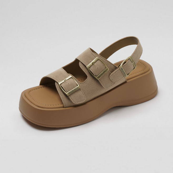 CHAAKAN SHOES 女款Levia搭扣厚底涼鞋 SDSDS2i1421