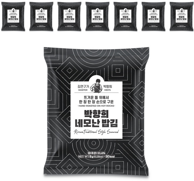 김연구가박향희 박향희 네모난 밥김, 8g, 8개