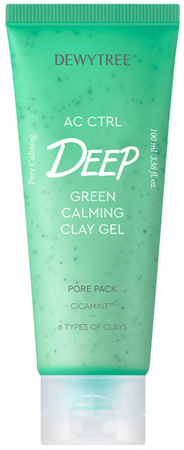 듀이트리 AC 컨트롤 딥 그린 카밍 클레이젤 모공팩 100ml, 1개입, 1개