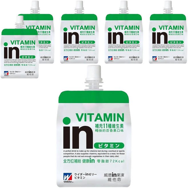 WEIDER 威德 in果凍飲 維他命, 180g, 6包