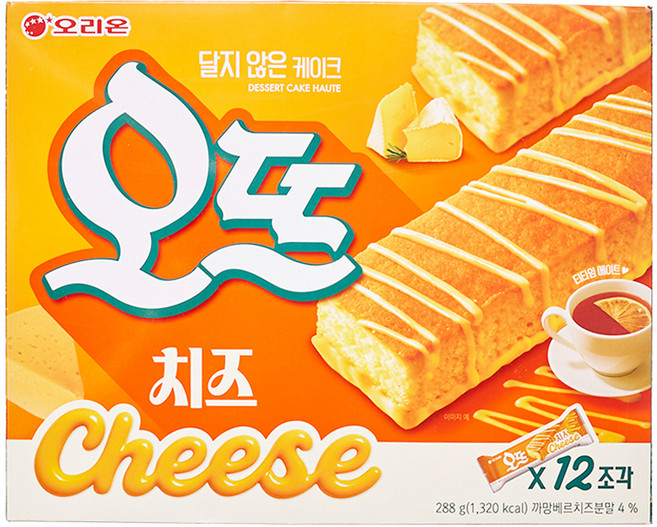 오리온 진한 디저트 케익 오뜨 치즈, 288g, 1개