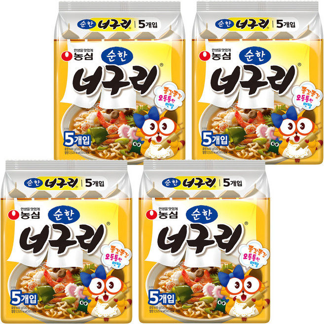 너구리 순한맛 120g, 20개