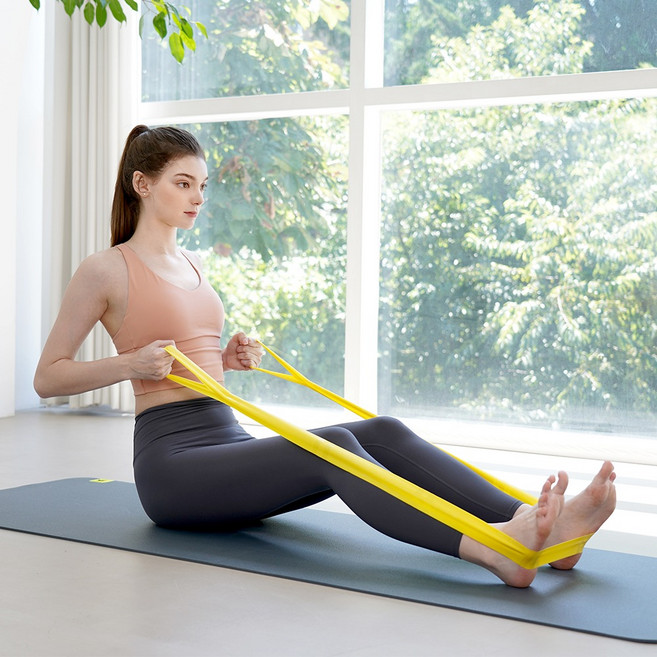 세라밴드 CLX + 운동매뉴얼, 옐로우(1단계), 1개