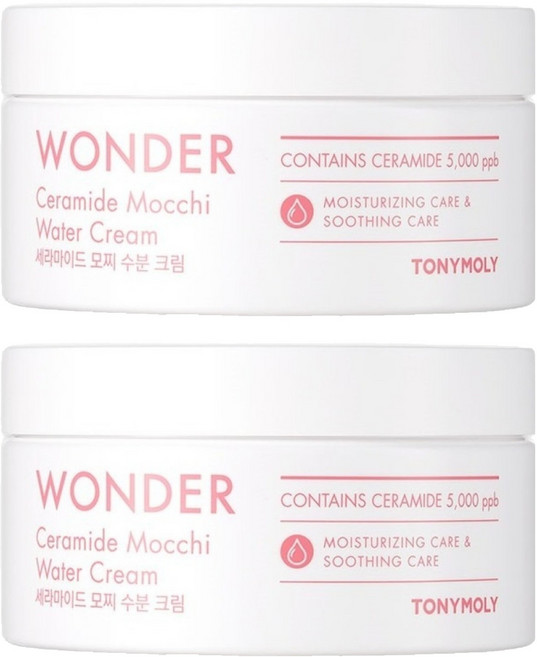 토니모리 원더 세라마이드 모찌 수분 크림, 300ml, 2개