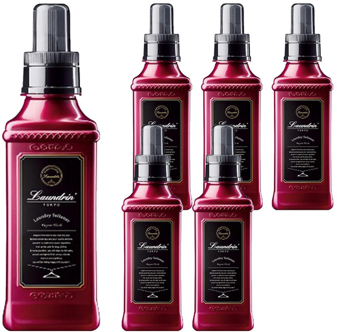 란도린 섬유유연제 엘레강트 플로랄 본품, 600ml, 6개
