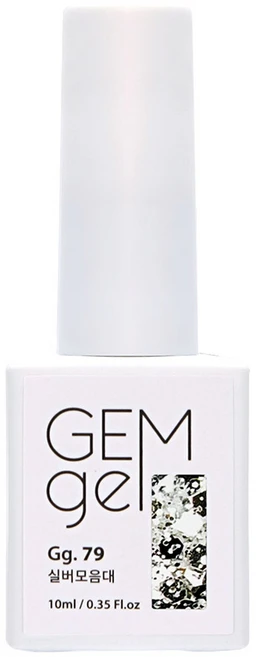 아이빛 네일아트 젬젤 컬러 젤네일, 79실버모음대, 10ml, 1개 - 쿠팡