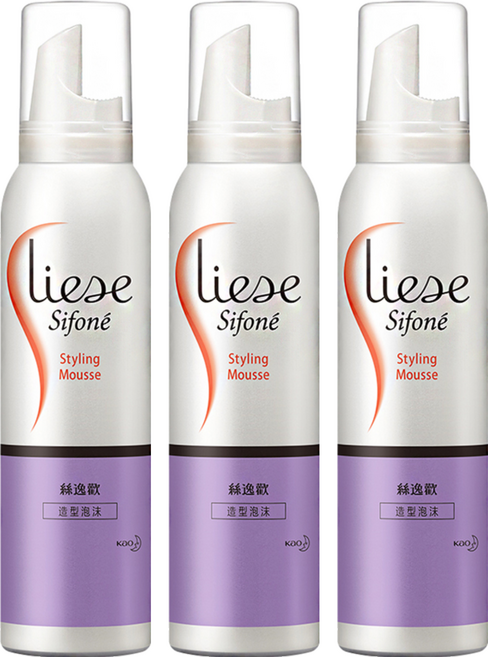 Liese 莉婕 絲逸歡 塑髮系列 造型泡沫, 150ml, 3瓶