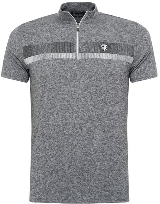 이원재골프 남성용 FU 모노 아이스 반집업 골프셔츠 CTM4BIG2415