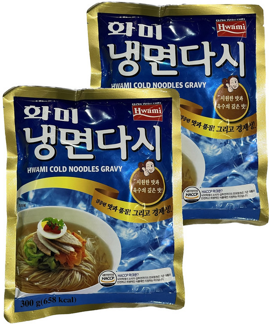 화미 냉면다시, 300g, 2개