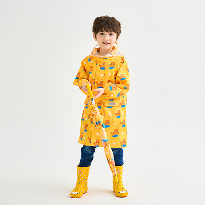 헤즈 아동용 타이거 폴리 레인코트