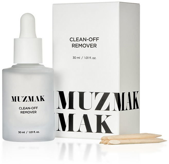 뮤즈마크 클린 오프 리무버 + 우드스틱 10p, 1개, 30ml
