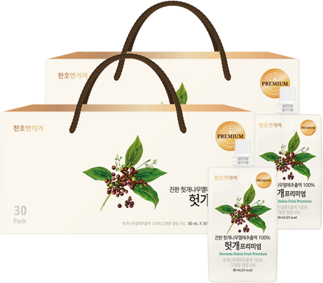 천호엔케어 헛개즙 프리미엄, 60개, 80ml