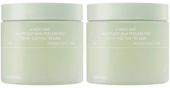 셀리맥스 어성초 BHA 지우개 필링 패드 125ml, 60매입, 2개 - 쿠팡