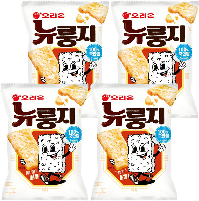오리온 뉴룽지, 75g, 4개