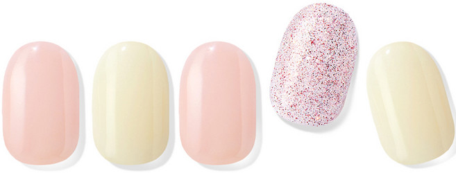 [비건뷰티] 엣지유 샵젤 붙이는 젤네일 스티커, 웨딩마치, 1개