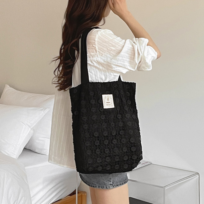 애드에딧 레이스 자넷 에코백