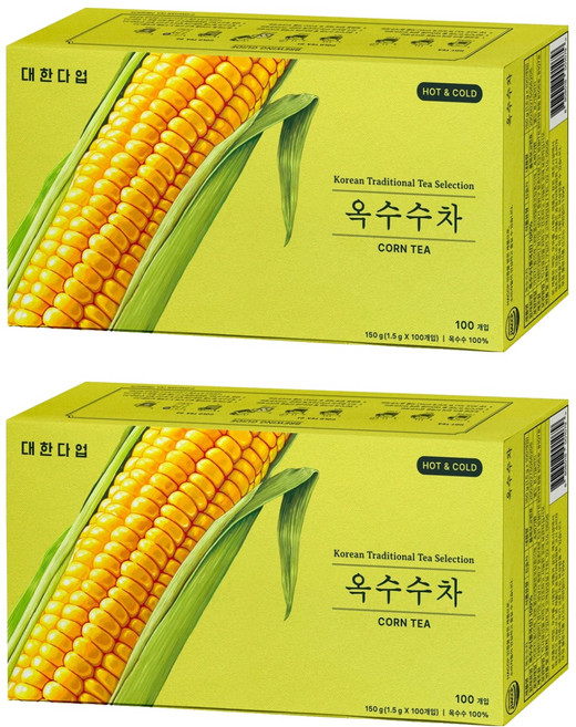 대한다업 옥수수차, 1.5g, 2개, 100개입