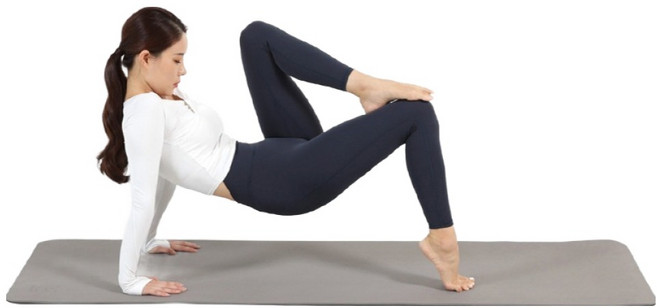 아리프 스탠다드 TPE 요가매트, 밍크 브라운, 1개