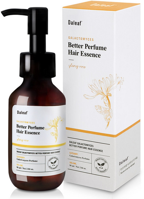 Daleaf 半乳糖酵母菌優質香氛護髮精華 依蘭玫瑰香, 90ml, 1個