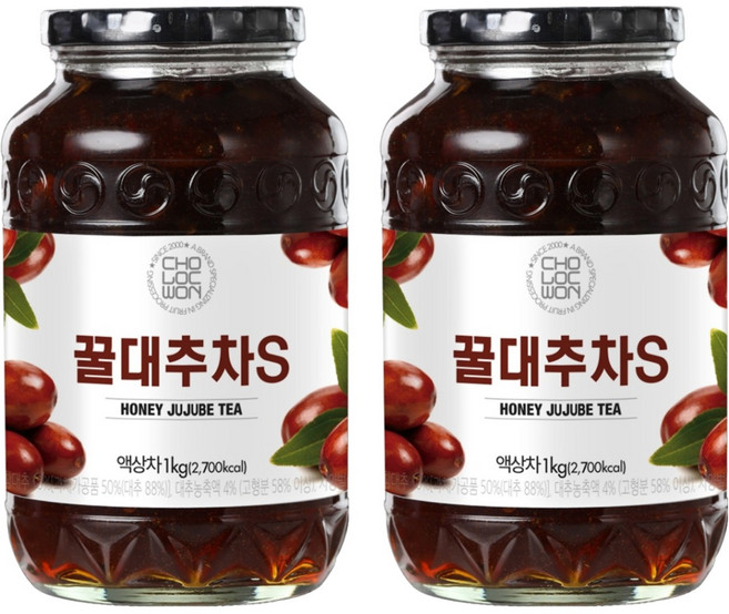 초록원 꿀대추차S, 1kg, 1개입, 2개